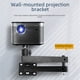 thumbnail image 5 of Soporte para miniproyector, soporte de pared para proyector portátil, plegable, ajustable, soporte fijo, 5 of 6
