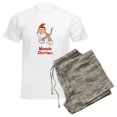 thumbnail image 6 of CafePress - Christmas Kitty Men's Light Pajamas - Men's Light Loose Fit Cotton Pajama Set, 6 of 7