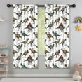 thumbnail image 5 of Blackout Kids Curtains,Cartoon Dinosaurs Names Pattern Childrens Insulated Curtains Set Of 2,Bedroom Essentials,Toddler Room Decor 42"x63", 5 of 5