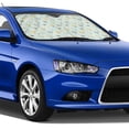 thumbnail image 5 of Uemuo Different Breeds of Dogs Pattern Accordion Car Windshield Sun Shade, Foldable Reflective Sun Visor for Car, Reflector Windshield Sunshade-, 5 of 7