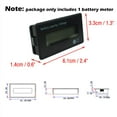 DC 12V 24V 36V 48V 72V Battery Meter, Battery Capacity Voltage Monitor