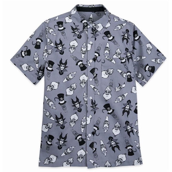 Disney Mens Woven Shirt - Villains Size: XS