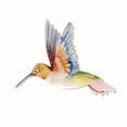 thumbnail image 4 of Eangee Home Design Hummingbird Wall Decor White Red And Blue, Capiz and Metal, Indoor / Outdoor Safe, 12x1x12 Inches, 4 of 5