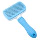 thumbnail image 2 of Cepillo autolimpiante, cepillo para perros y gatos con partículas de masaje, elimina el pelo suelto y los enredos, respetuoso con la piel y promueve la circulación-azul, 2 of 5