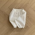 thumbnail image 2 of AherBiu Infant Baby Clothes Toddler Unisex Boys Girls Pants Elastic High Waisted Cinch Bottom Trousers, 2 of 3
