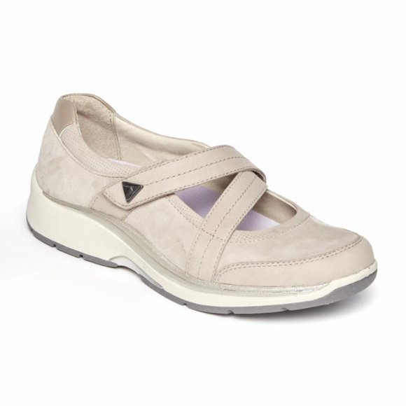 Aravon PYPER CROSS STRAP TAUPE SHOE