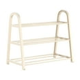 thumbnail image 2 of HongMinWen 3 Tier Room Shoe Shelf, Entrance Small Shoe Rack,Shoe Organizer Entryway Narrow Closet, Stackable Outdoor Weatherproof Shoe Holder, 2 of 6