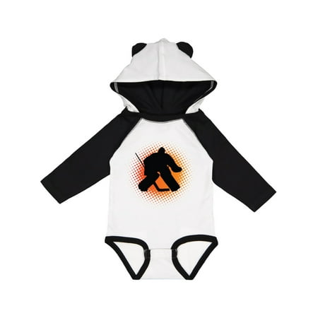 

Inktastic Ice Hockey Goalie Sports Gift Baby Boy or Baby Girl Long Sleeve Bodysuit
