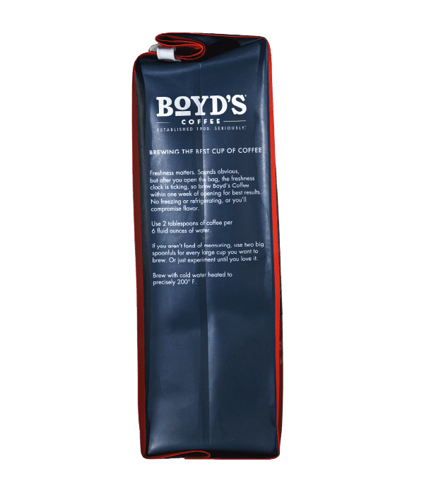 Boyd's Coffee Good Morning Medium Roast Ground Coffee, Smooth & Sweet, 12 oz Bag