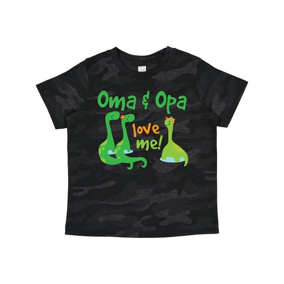Inktastic Oma and Opa Love Me Grandchild Boys Toddler T-Shirt