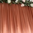 thumbnail image 5 of BalsaCircle 8x10 feet Terracotta Satin Curtain Wedding Photography Backdrop Panel Party Events Decorations Supplies, 5 of 8