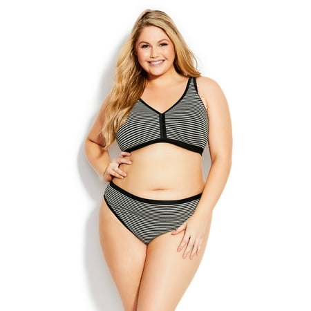 

Avenue Women s Plus Size Fashion Cotton Thong Panties