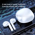 thumbnail image 3 of Gecau Wireless Earbuds Bluetooth Headphone T-ouch Control Stereo Sound High Durability s With Charging Case White 6x2.8 Inch Home Decor, 3 of 5