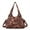 Brown, variant on Angel Kiss Women shoulder bag single shoulder bag vegetarian leather adjustable shoulder strap crossbody bag