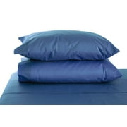 Swan Comfort Luxury Wrinkle & Fade Resistant Pillowcases - Standard, Navy ( Set of 2 )