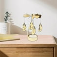 thumbnail image 4 of tredstone Christmas Tea Light Rotary Candlesticks Candle Holder Metal Xmas Home Decor Feather, 4 of 9