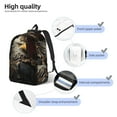 thumbnail image 4 of KLL Noble Style Bald Eagle Print Travel Laptop Backpack - College Backpack Business Work Bag Nurse Bag Casual Daypack for Weekender Business Hiking -Medium, 4 of 6
