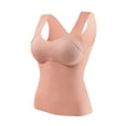thumbnail image 1 of Autumn And Winter Wool Silk Padded And Thickened One Fixed Cup Slim Inner Bottoming Warm Undershirt Female, 1 of 3