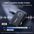 thumbnail image 3 of Receptor Bluetooth UGREEN para coche con LDAC 6.0 Bluetooth 15H, 3 of 9
