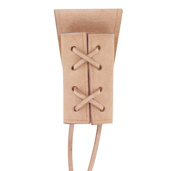 Medieval Chaucer Handmade Leather Dagger Frog – Adjustable Natural Tan Holder with Steel Rivets for Belts