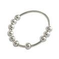 thumbnail image 1 of Women Anxiety Ring Beaded Finger Ring with Exquisite Appearance Gift for Friends and Family Type 8, 1 of 8
