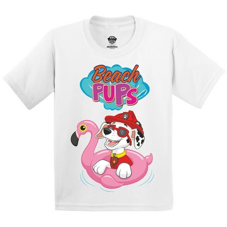 

Paw Patrol Marshall Toddler Shirt for Girls Boys - 3T 4T 5T - Beach Pups Tshirt Paw Patrol Tee