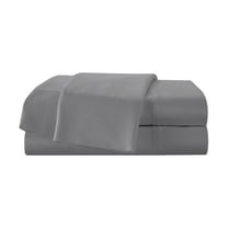 Martex 400TC 4-Pc. Full Sheet Set - 100% Cotton Sateen, Deep Pocket, Silky Soft, Grey