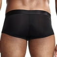 thumbnail image 6 of Knosfe Mens Underwear Boxer Briefs Short Leg Trunks Soft Waistband Pouch Trunks Underwear for Men Plus Size Breathable Panties Black XL, 6 of 9