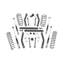 Rough Country 4" Lift Kit (fits) 1997-2002 Jeep Wrangler TJ | N3 Shocks | Adjustable Short Arm Suspension System | 90630