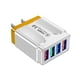 thumbnail image 2 of puertos Fast Quick Charge 3.0 USB Hub Cargador de pared 3.5A Adaptador de corriente Enchufe de EE. UU., 2 of 3