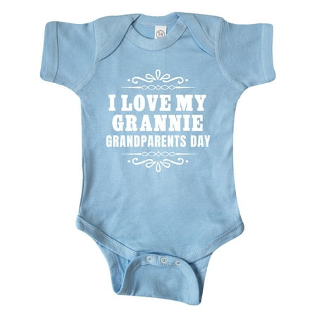 

Inktastic Grandparents Day I Love My Grannie Gift Baby Boy or Baby Girl Bodysuit
