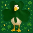 thumbnail image 5 of St. Patrick's Day Shamrock Porch Goose Outfit - Winter-to-St. Patrick's Day Yard Decor & Outdoor Celebrations, 3-Leaf Clover Costume for Yard Geese, Outdoor Decoration, 19.69*17.32in, Green, 5 of 6
