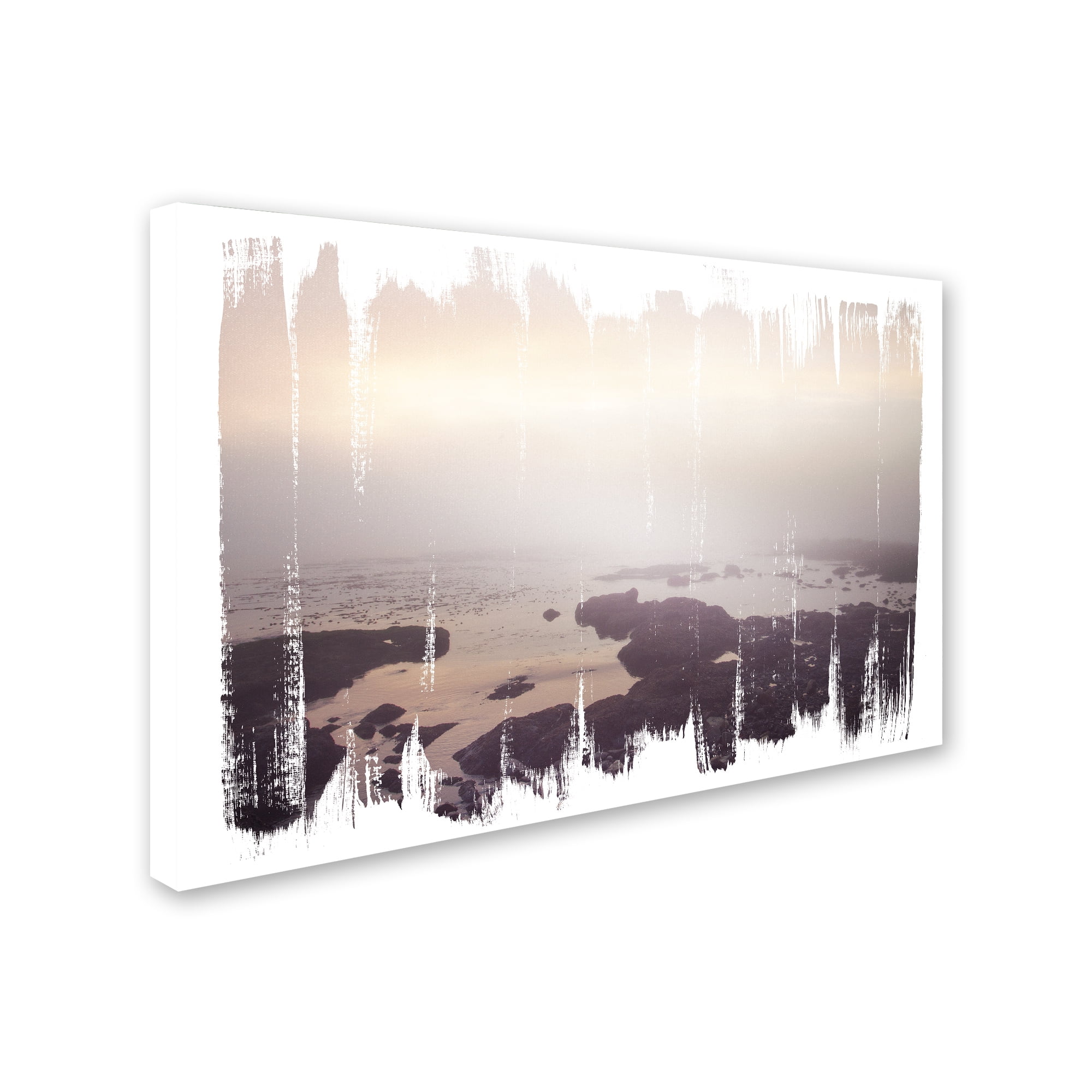 Trademark Fine Art "Painted Seaside I" Canvas Art by Laura Marshall