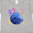 thumbnail image 4 of Inktastic Gemini Constellation Zodiac Sign Illustration Girls Baby Dress, 4 of 5