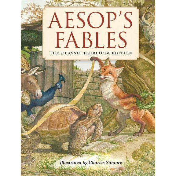 Aesop's Fables Heirloom Edition : The Classic Edition Hardcover with Slipcase and Ribbon Marker (Fairy Tales, Classic Children Books, Animal Stories, Books for Young Children) (Hardcover)
