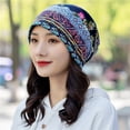 thumbnail image 3 of Gorro de cuello alto con estampado de flores, estilo japonés, fresco, con estampado de flores, hojas de melón y crisantemo, de algodón fino y transpirable, 3 of 6