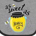 thumbnail image 4 of Inktastic As Sweet As Honey Boys or Girls Baby Bib, 4 of 4