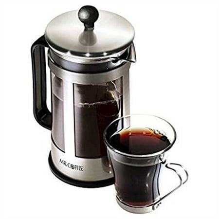 Jarden BVMC-FPK33-RB Mr Coffee Elec French Press Appl Plus Hot Water Kettle  