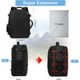 thumbnail image 6 of Dwelke Extra Large Travel Backpack for Women as Person Item Flight Approved, 40L Carry On Backpack, 17 Inch Laptop Backpack, Waterproof Backpack, Hiking Backpack, Casual Bag Backpack(Black), 6 of 8