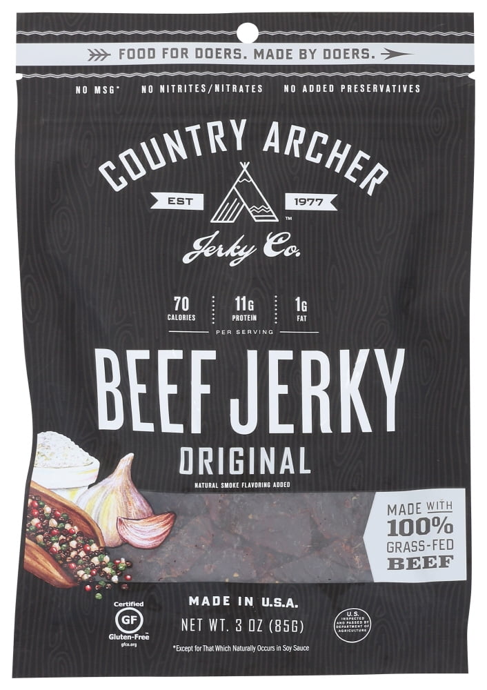 Country Archer Beef Jerky Original, 3 Oz