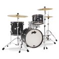 thumbnail image 1 of Pacific Drums & Percussion Drum Set Concept Classic 3-Piece Bop Ebony Hoops Shell Packs (PDCC1803EE), 1 of 4