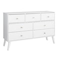 thumbnail image 3 of Home Square 2-Piece Set with Modern Tall 6-Drawer Chest & 7 Drawer Dresser, 3 of 13