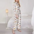 thumbnail image 3 of Goofa Dachshund Dog Puppy Printed Women’s 2 Piece Pajama Set Super,Pajamas Women's Long Sleeve Sleepwear Soft Button Down Loungewear Pjs Lounge Set Nightwear-XX-Large, 3 of 9