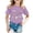 Light Purple, variant on Valora Toddler Playful EasterGraphic Tee for Kids Casual Spring Summer Tennis Tops for Girls Boys with Bright Print Blue 18-24 Months