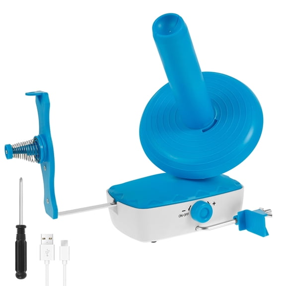 Electric Yarn Winder 10oz Large Capacity Stable Tension Yarn Ball Winder Stepless Speed Crocheting Roller Spinner for Knitting Enthusiasts Crochet Lovers