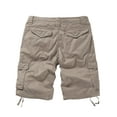 thumbnail image 6 of Matchstick Men Loose Solid Cargo Shorts with 8 Pockets, 6 of 7