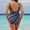☪316-Multicolor, variant on Nuoqisi Women's Fashion Two Piece Colorful Cut-Out Halter Swimsuit - Monokini with Backless Design, Swimsuits for Women