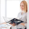 thumbnail image 3 of Dailycode Cartoon Astronaut on Moon Hardcover 3 Ring Binder 1.5 Inch Ring Decorative Binder Organizer for Home School Office, 3 of 6