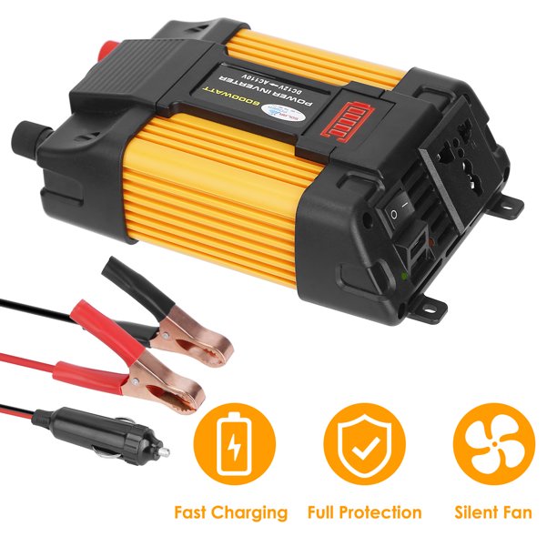 Imountek 6000watts Peak Power Inverter Dc 12v To Ac 110v Car Power Inverter Walmart Com Walmart Com