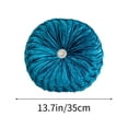 thumbnail image 3 of Kadlawus Under $5 ! Round Velvet Wheel Pillow Bedside Sofa Cushion Window Futon Decorative Throw Soft Plush Accent Comfort Living Room Bedroom Decor, 3 of 6